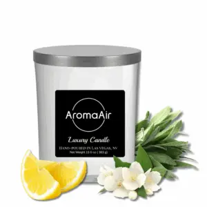 White Tea and Sage Candle inspired by Las Vegas Resorts