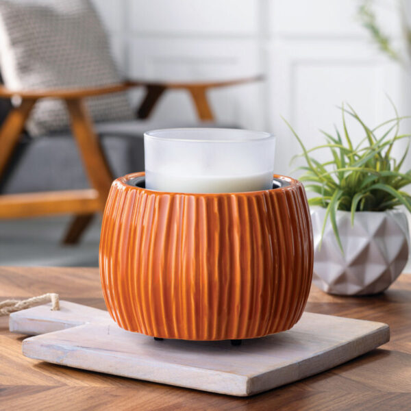 Crock Candle Warmer Harvest Pumpkin - Image 3