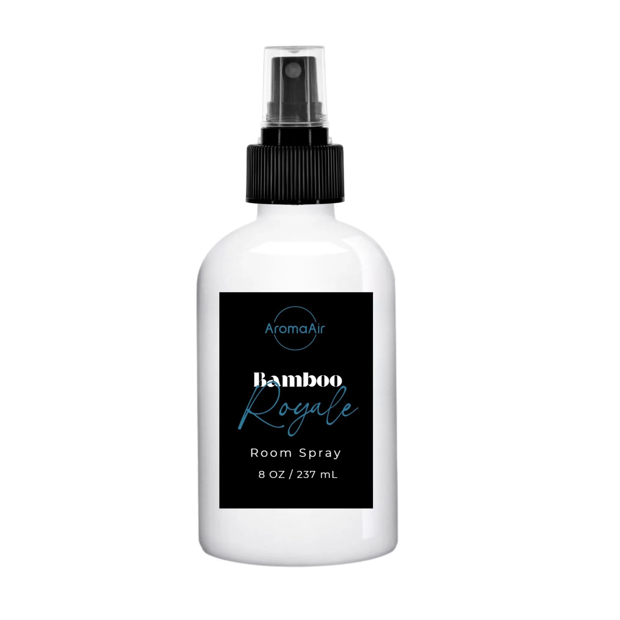 Bamboo Royale Room Spray featuring green bamboo, bergamot, cucumber, jasmine, water lily, and warm bamboo wood notes. plain