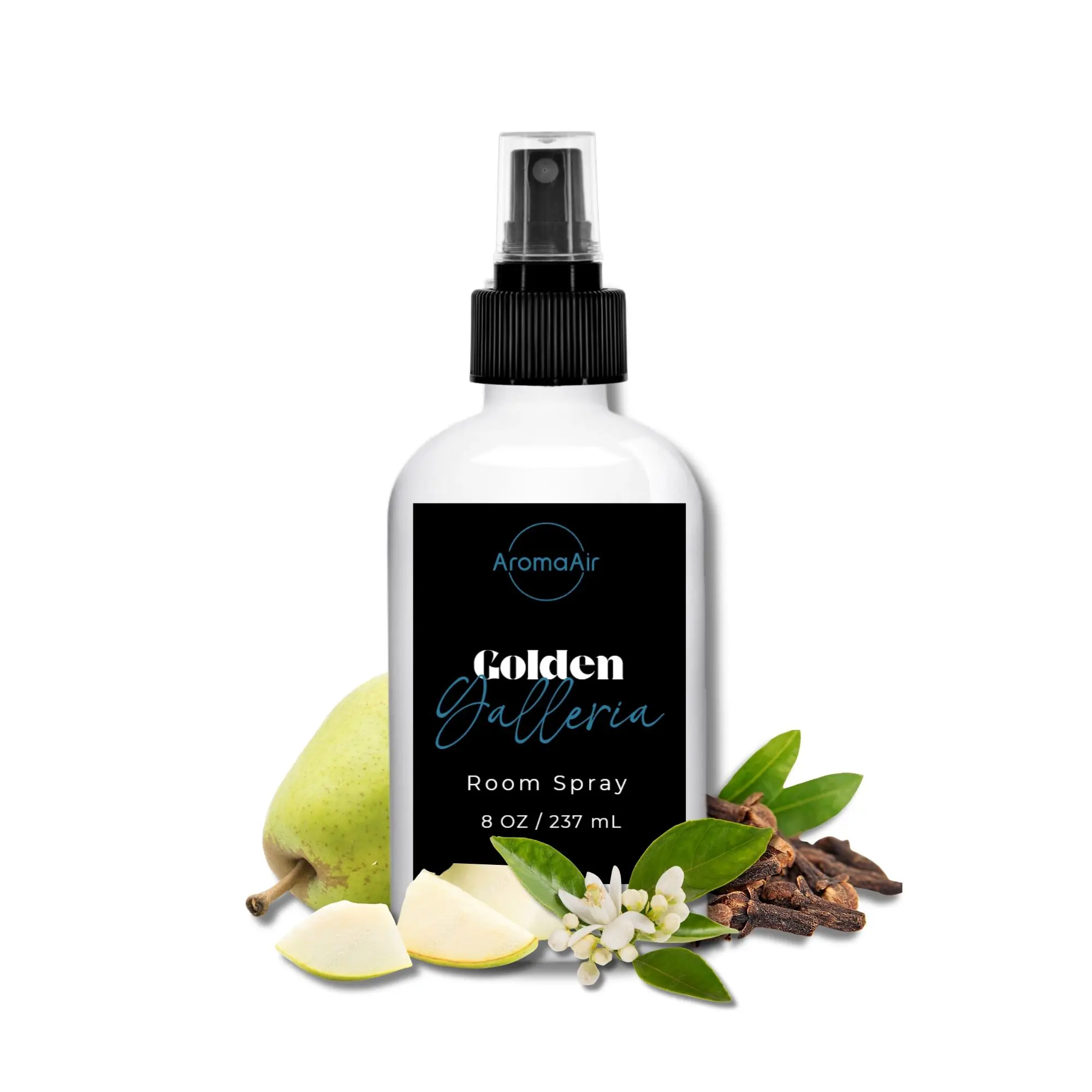 Golden Galleria Room Spray inspired by The Venetian and The Palazzo Las Vegas, featuring bright citrus, soft florals, and warm amber notes.